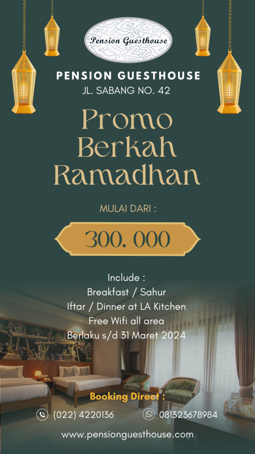 Guesthouse Bandung Promo Ramadhan 1445 H / 2024 M